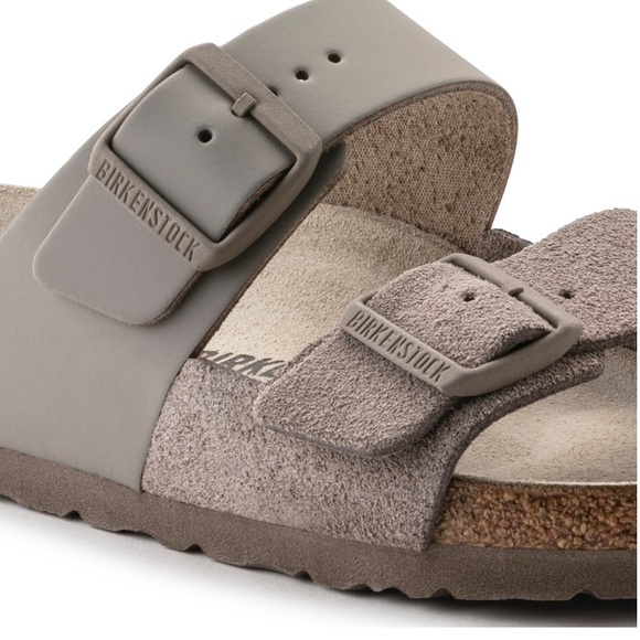 BIRKENSTOCK ARIZONA SPlit sandal leather Suede Grey/ Taupe size 45 - Picture 5 of 14
